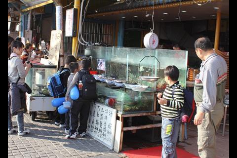 A Taiwanese fish restaurant